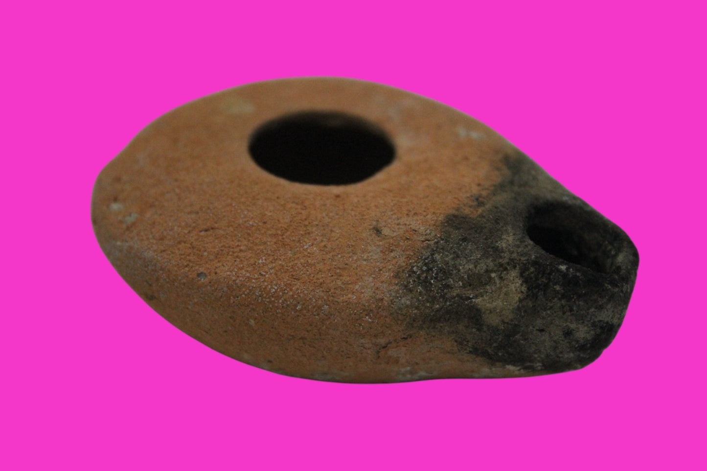 Ancient Holy Land Oil Lamp Artifact Jesus Christ Home Land 100BC-100AD COA 49