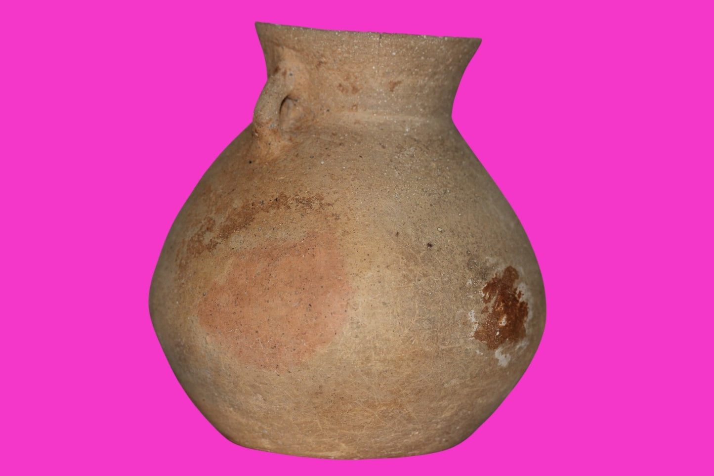 Holy Land Artifact Authentic 4000 Year Old Jar Time of Abraham 2000 BC COA J141