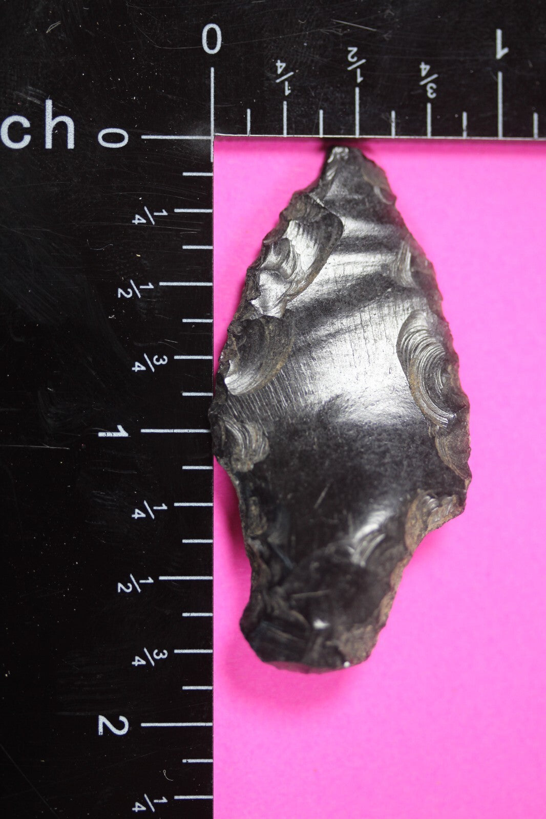 Authentic Pre Columbian Artifact Aztec Arrowhead Battle of Mexico City COA 50