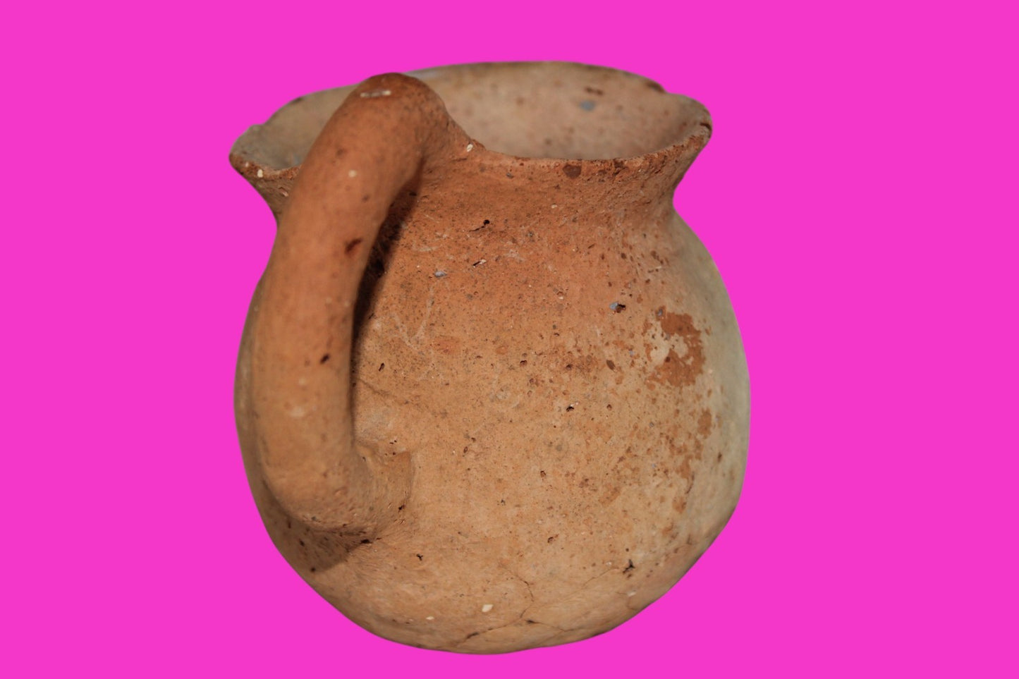 Ancient Holy Land Artifact Time Of Abraham Cup Jesus Christ Home 2000 BC COA 25