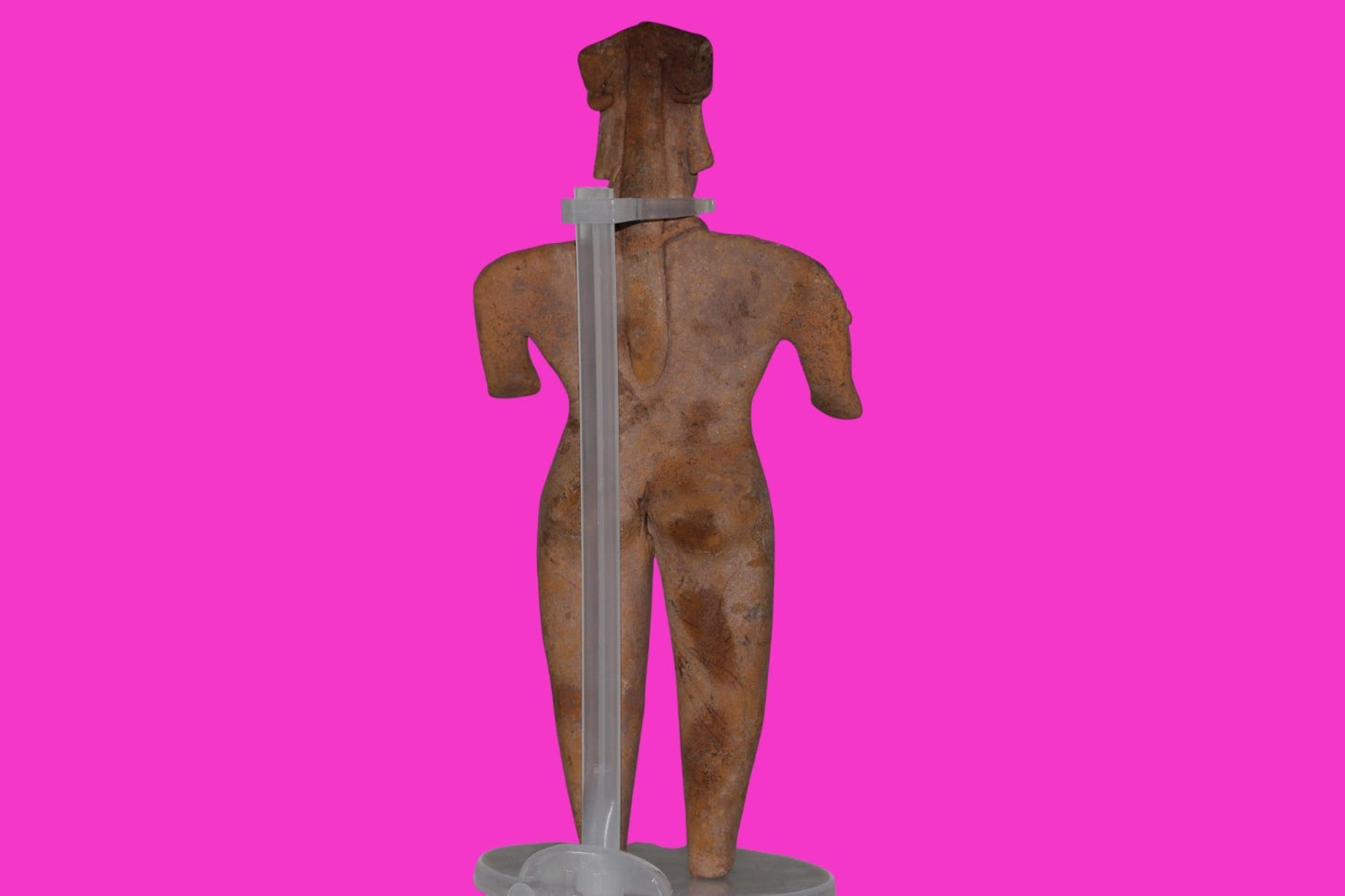 Pre Columbian Artifact 8in Female Shaman Tomb Figure Colima Mexico 100BC COA 254