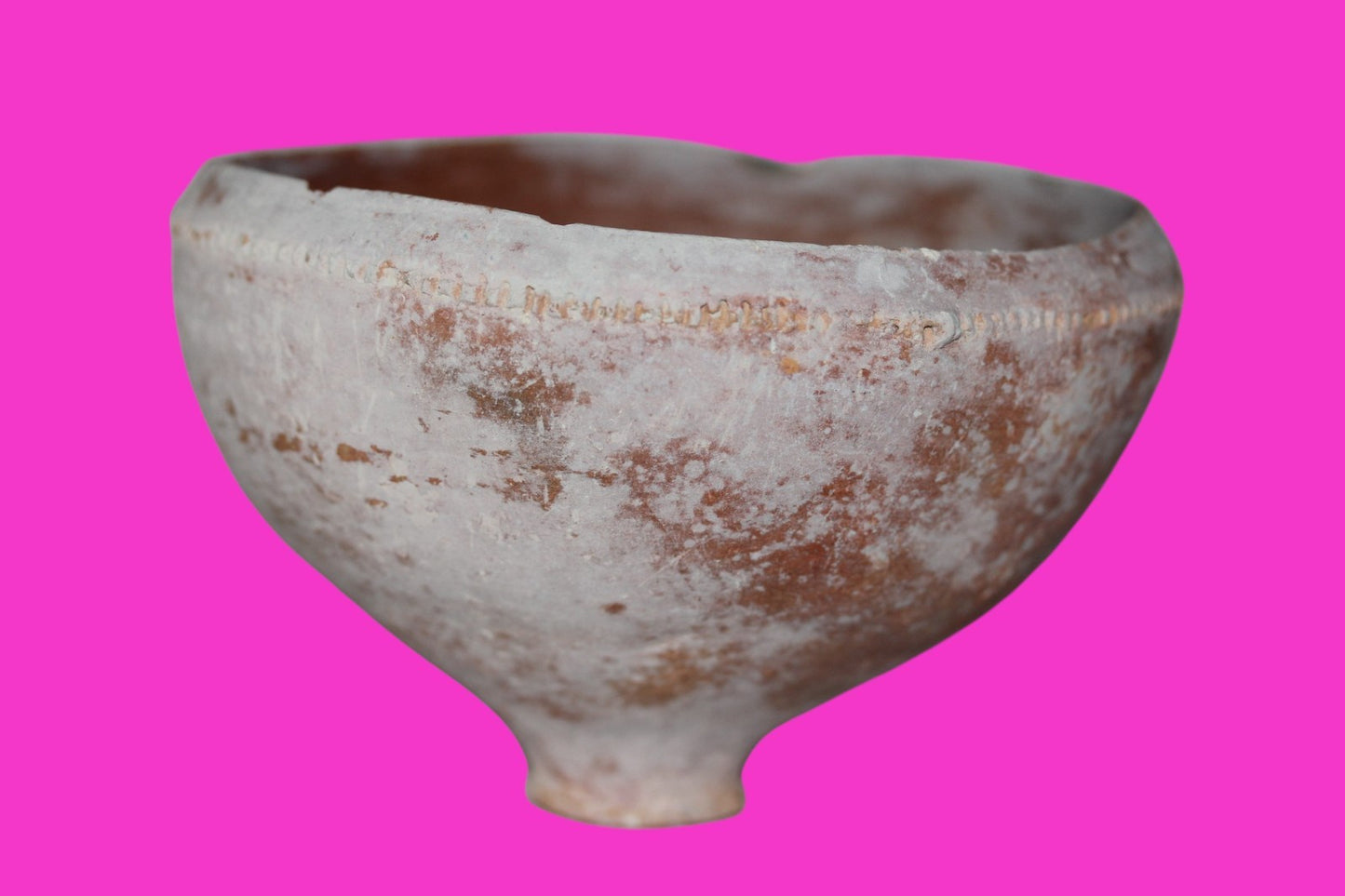 Holy Land Artifact Authentic From Time of Jesus Christ Bowl 100BC-200AD COA J135