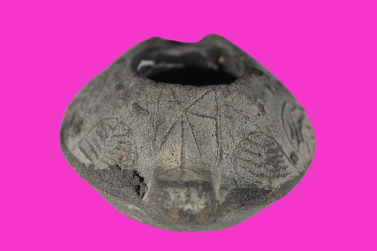 Ancient Holy Land Oil Lamp Artifact Jesus Christ Home 300-600 AD Israel COA 98