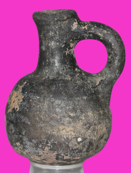 Holy Land Artifact Authentic 3000 Year Old Juglet King David Era 1000BC COA J132