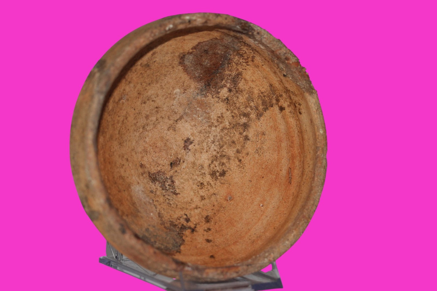 Holy Land Artifact Authentic 4000 Year Old Bowl Time of Abraham 2000 BC COA J126