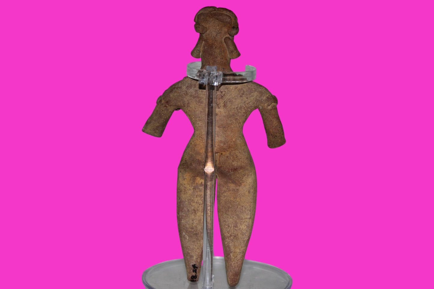 Pre Columbian Artifact 6 in Male Shaft Tomb Figure Colima Mexico 100BC COA 273