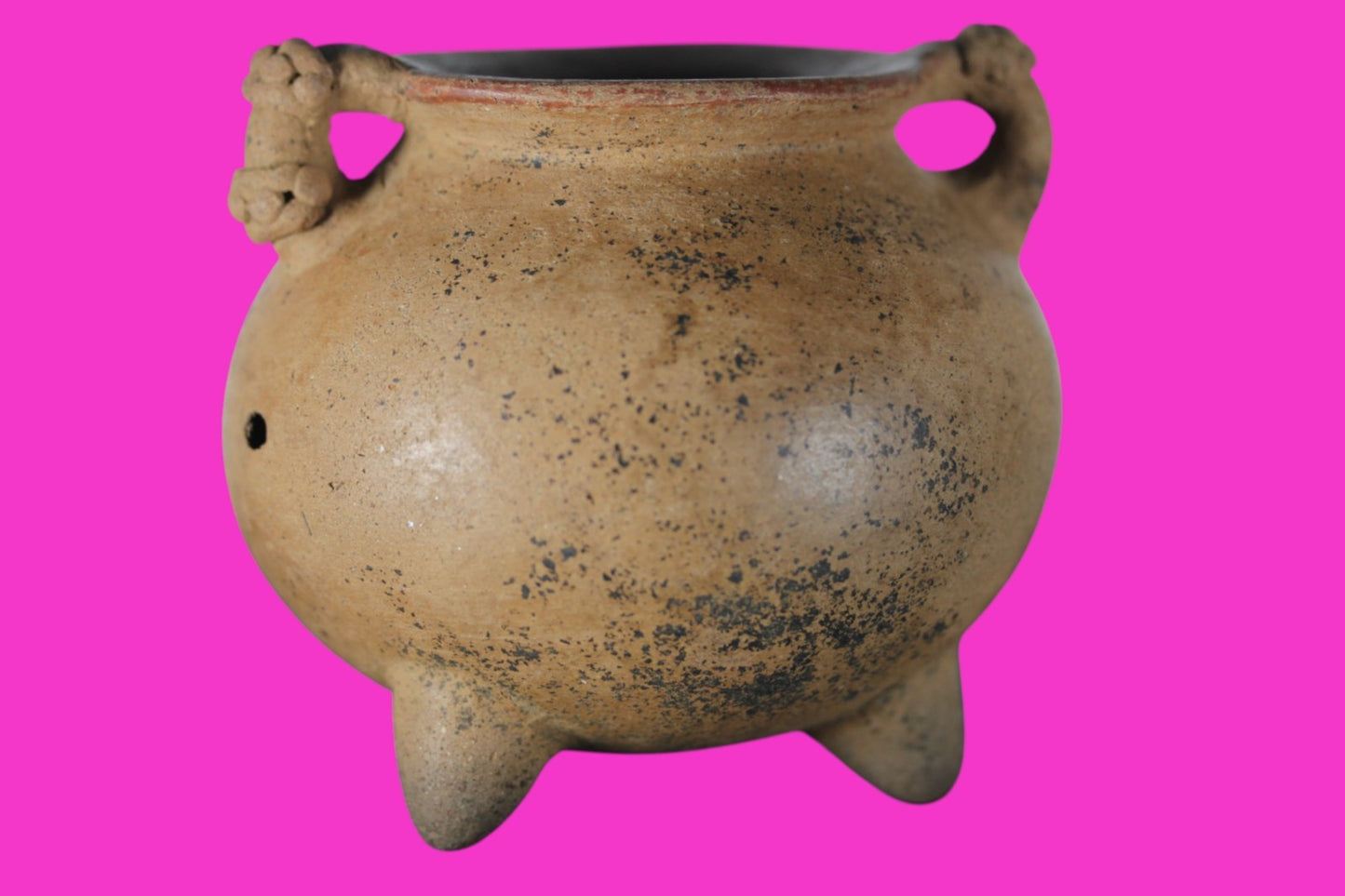 Pre Columbian Authentic Artifact  Tripod Bowl Nicoya Costa Rica 700 AD COA J07