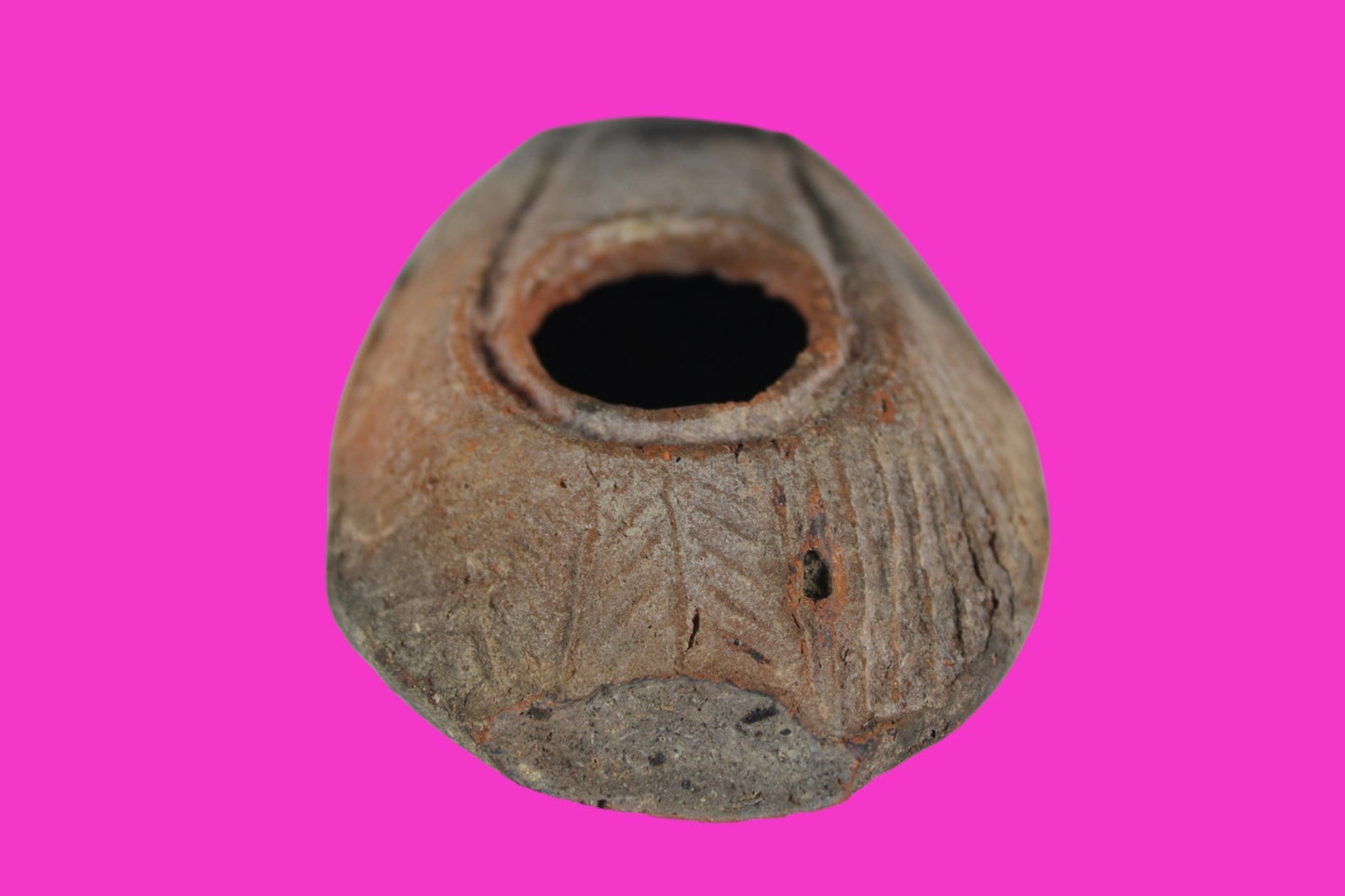 Ancient Holy Land Oil Lamp Artifact Jesus Christ Home Israel 300-600 AD COA 107