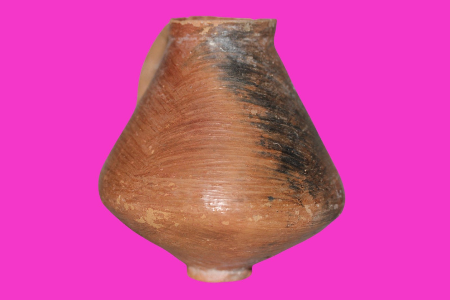 Holy Land Artifact Ancient From Time of Jesus Christ Jug 100BC-200AD COA J134