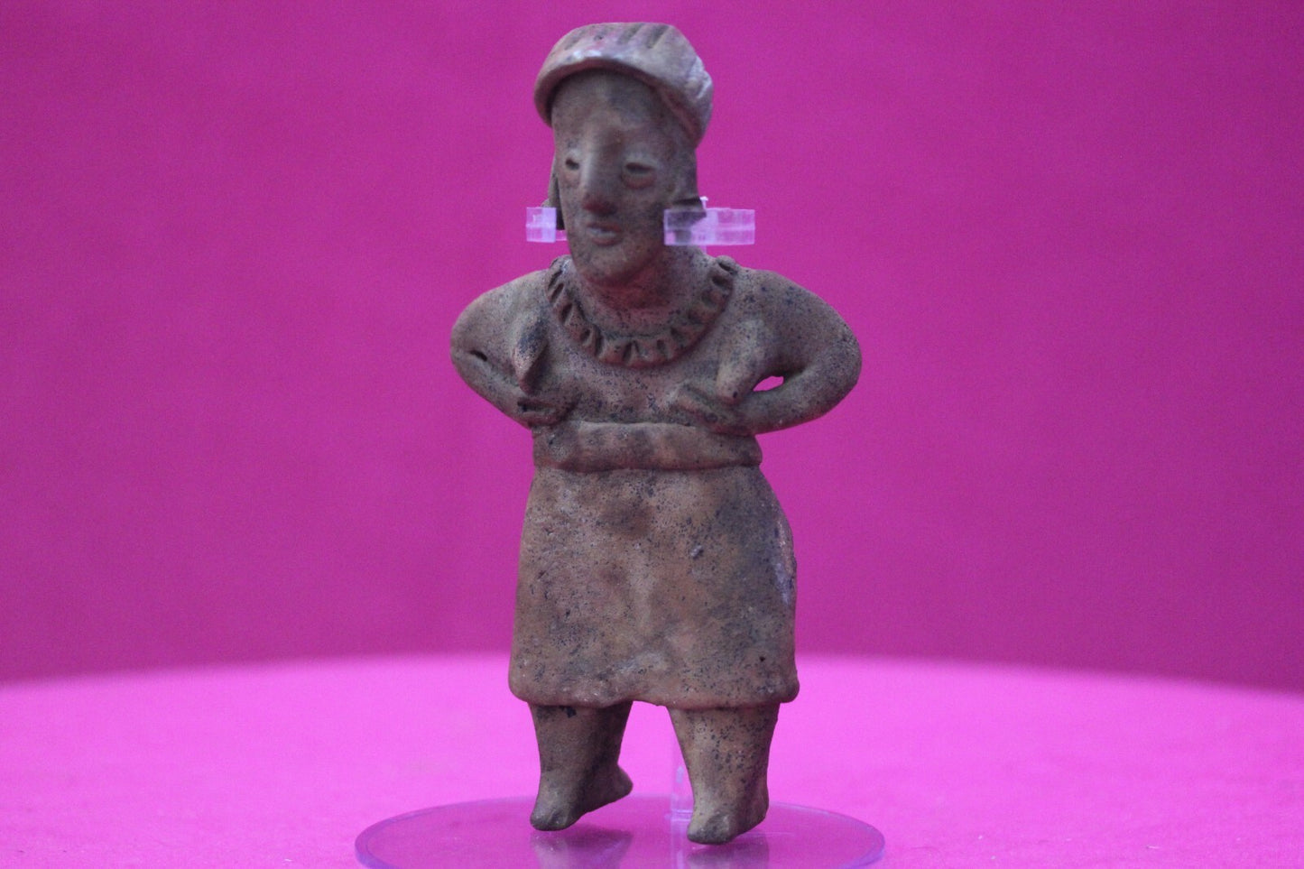 Pre Columbian Authentic Artifact Old Grandma Colima Mexico 100 BC-250 AD COA 151