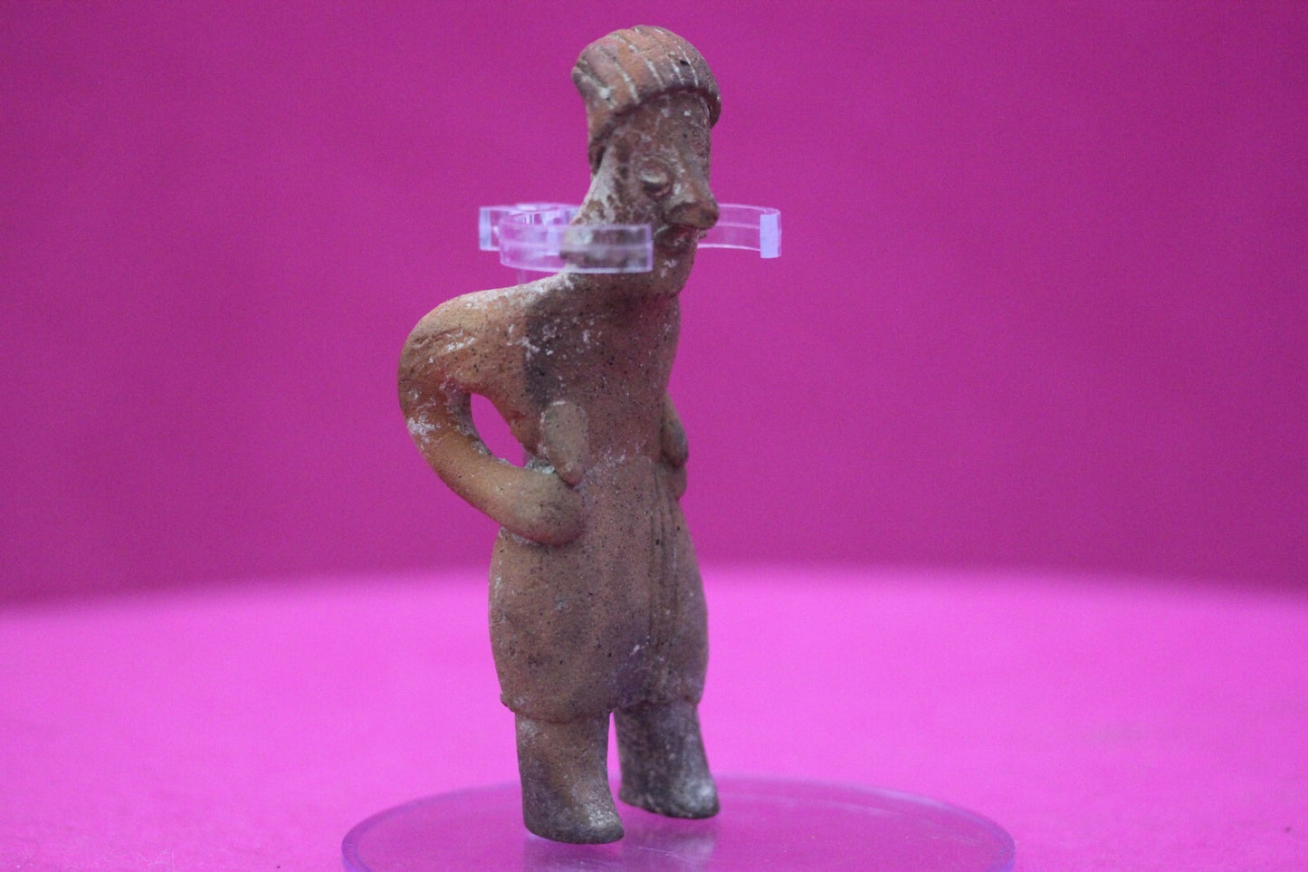 Pre Columbian Artifact Authentic Rare Grandma Tomb Figure Colima Mexico  COA 145