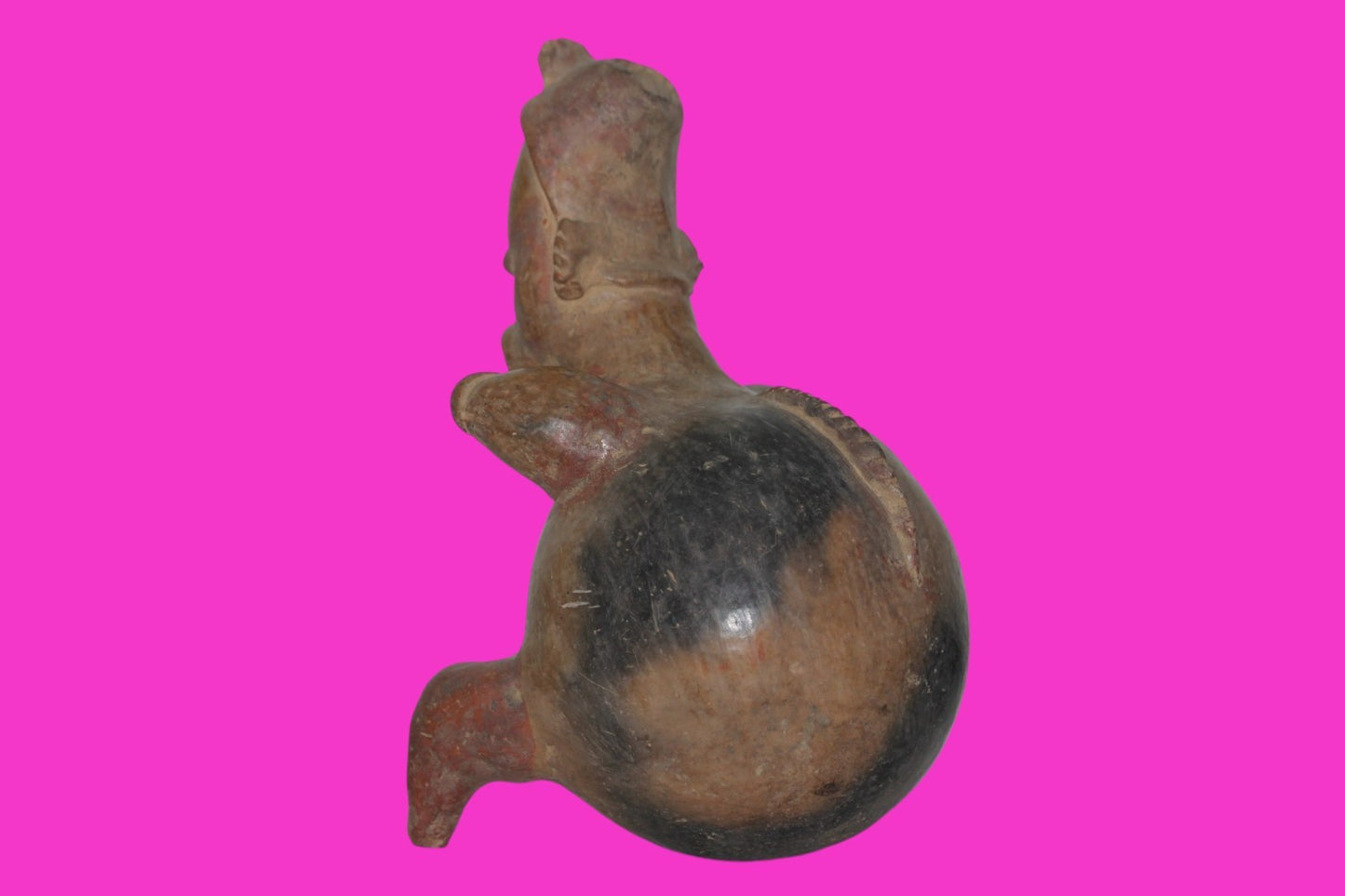 Pre Columbian Artifact Authentic Bloated Figure Jalisco Mexico 300 BC COA 218