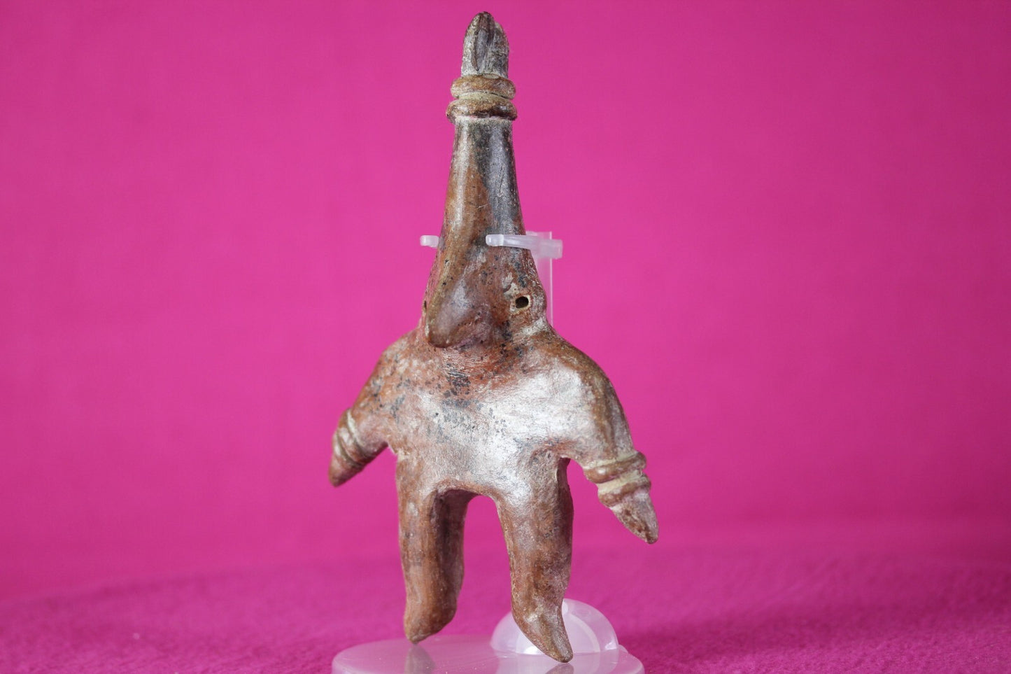 Pre Columbian Artifact Colima Shaman Mexico 300BC-300AD Certified COA J38