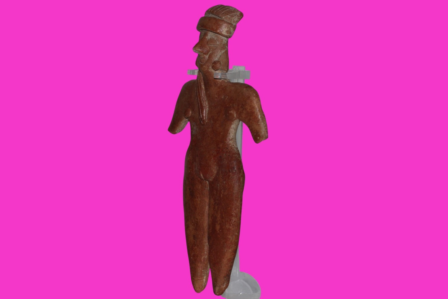 Pre Columbian Artifact 7 Inch Female Tomb Figure Colima Mexico 100 BC COA 244