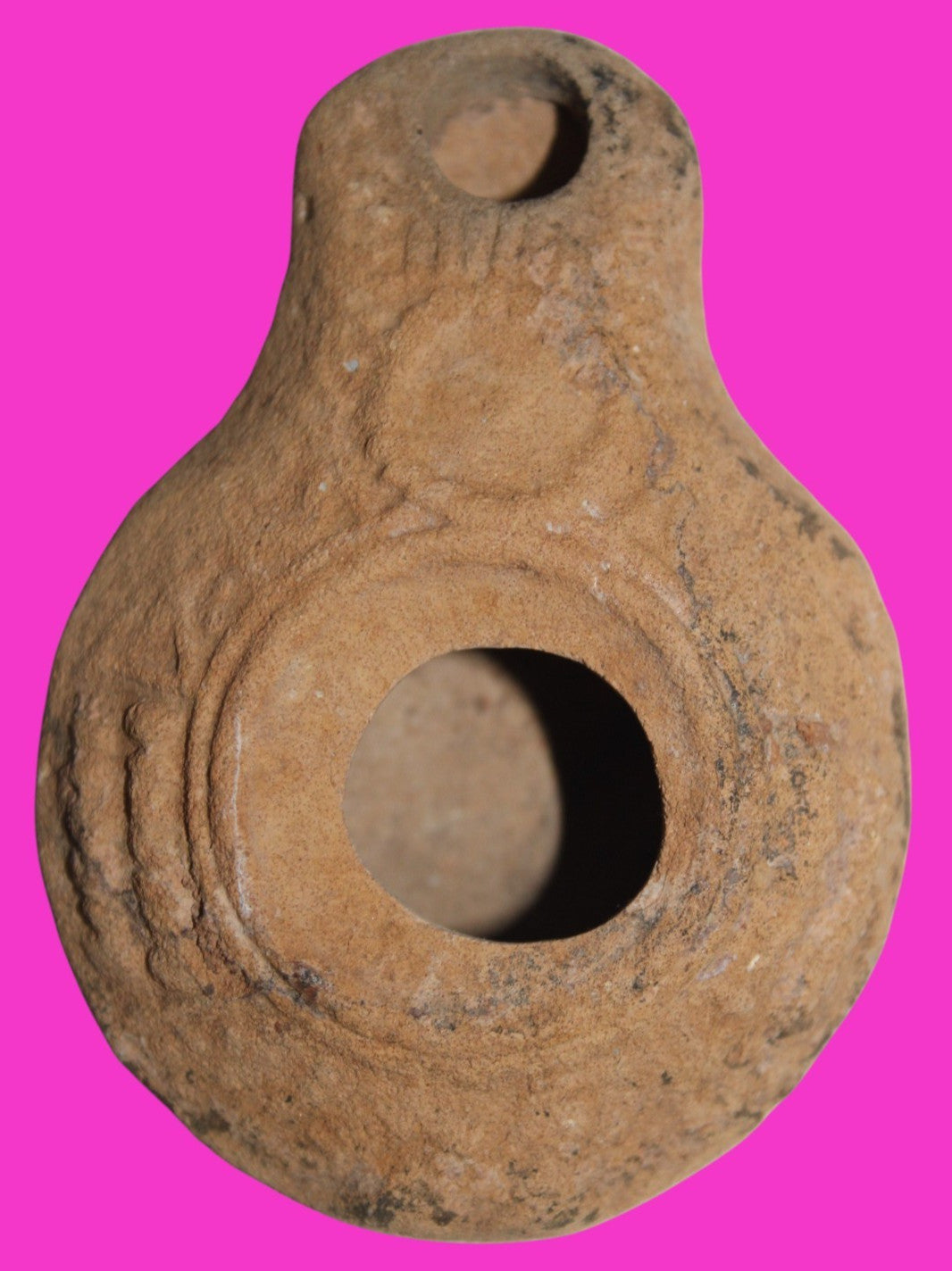 Ancient Holy Land Oil Lamp Artifact From Jesus Christ Home Land 100-500AD COA 52
