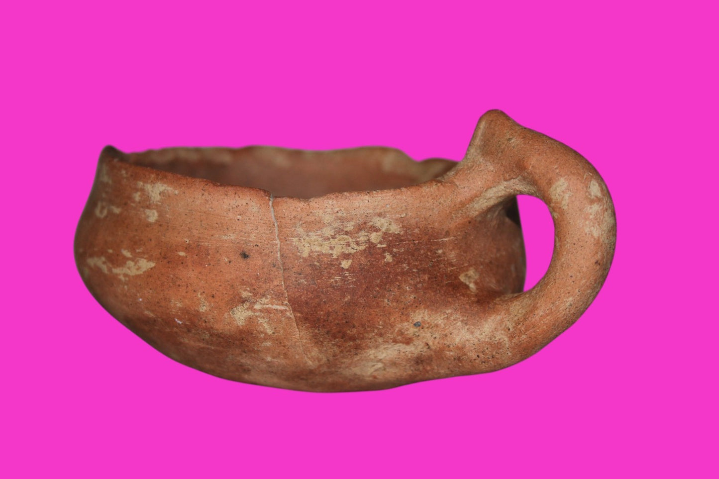 Holy Land Artifact Authentic 4000 Year Old Cup Time of Abraham 2000 BC COA J115