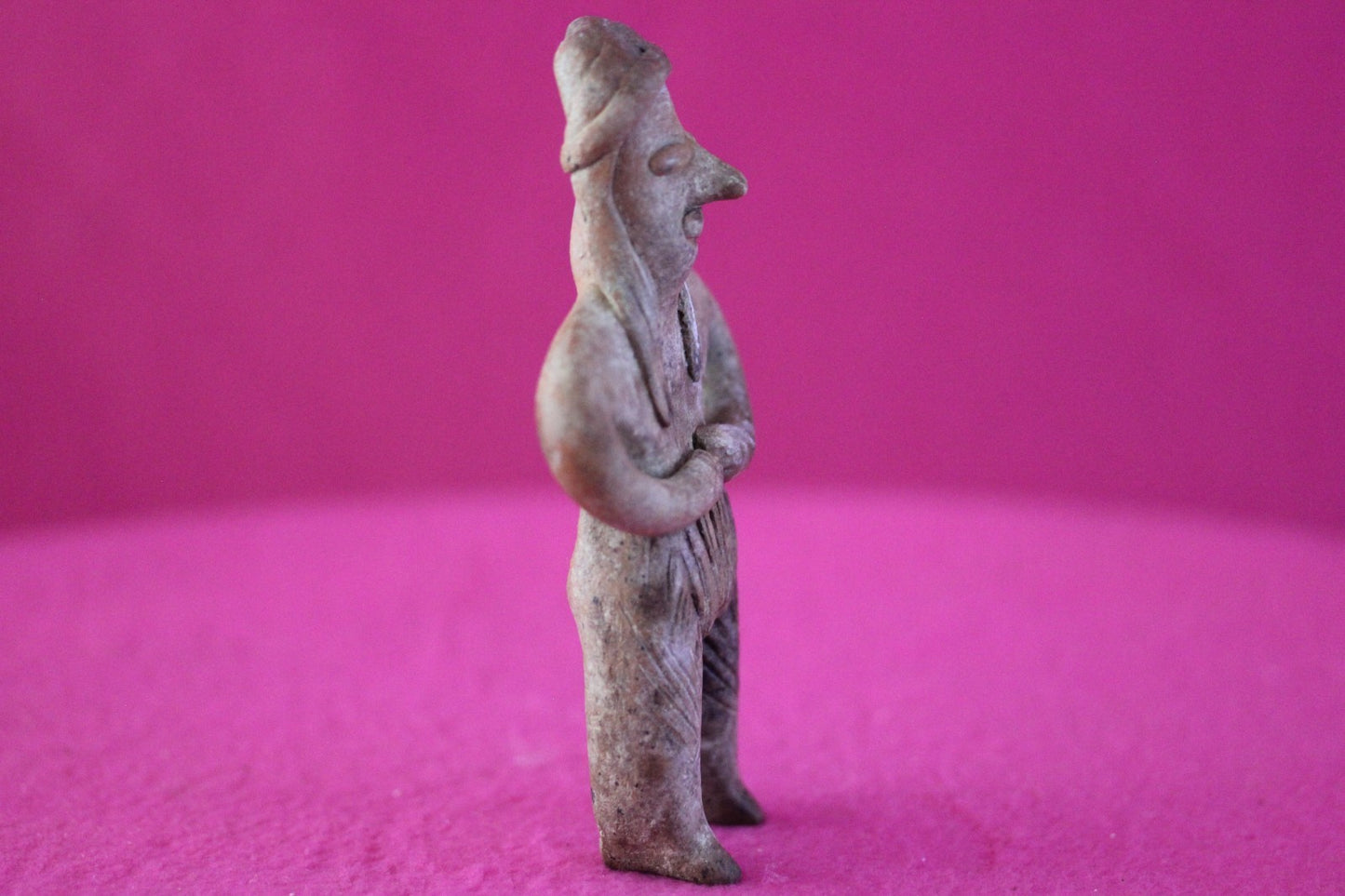 Pre Columbian Artifact Authentic Pretty Lady Tomb Figure Colima Mexico COA 197
