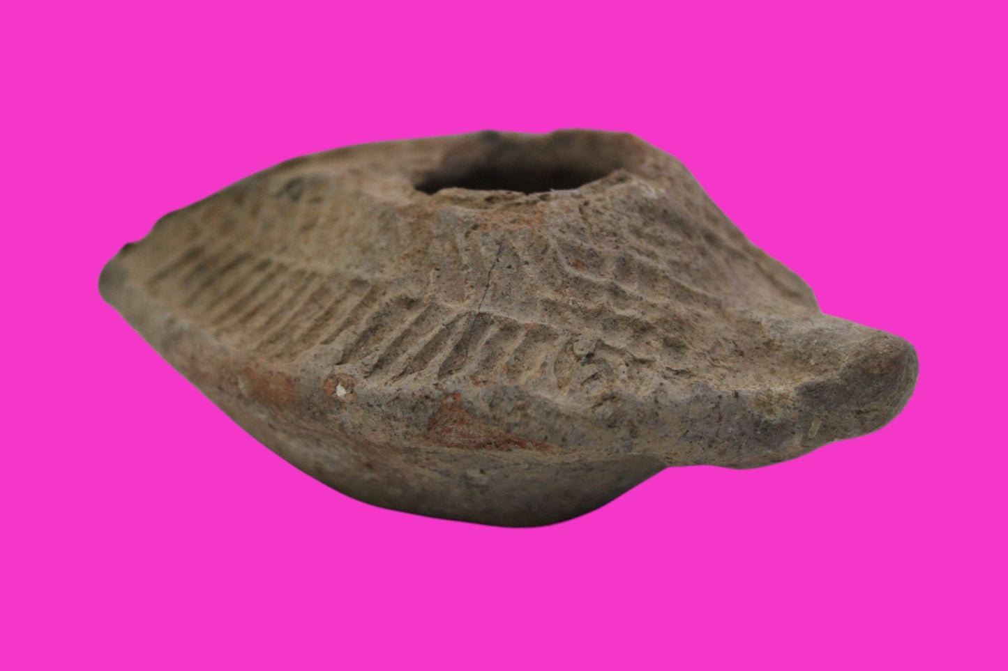 Ancient Holy Land Oil Lamp Artifact From Jesus Christ Home Land 100-500AD COA 54