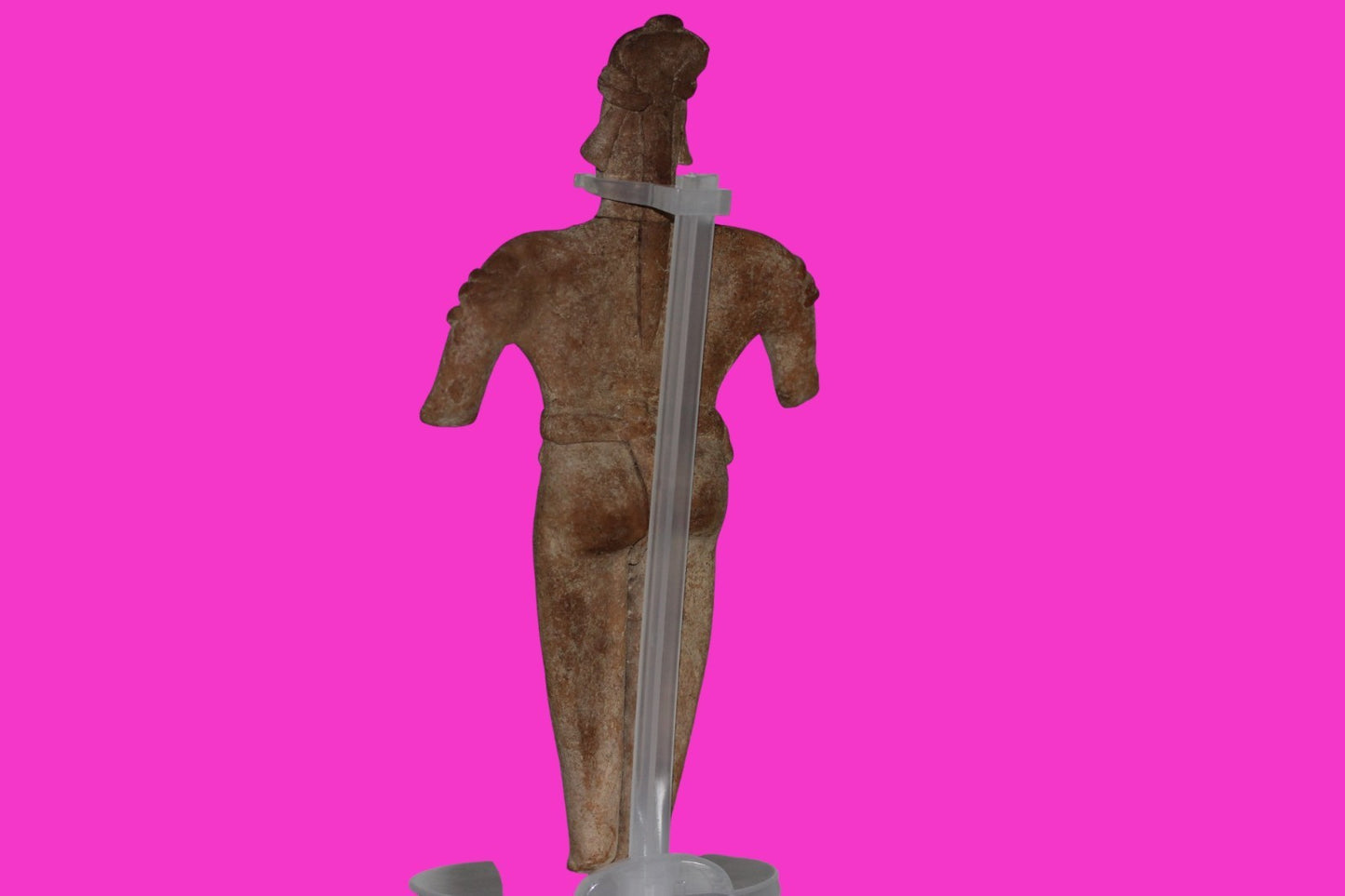 Pre Columbian Artifact Big 8 Inch Shaft Tomb Figure Colima Mexico 100 BC COA 243