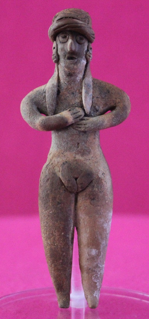 Authentic Pre Columbian Artifact Pretty Lady Tomb Figure Colima Mexico COA 204