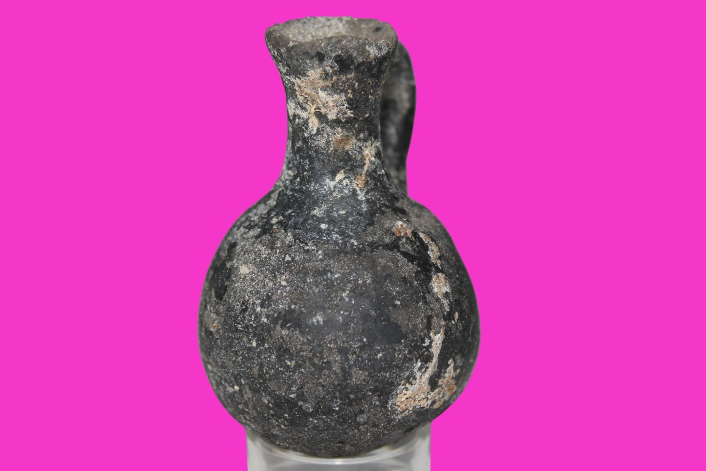 Ancient Holy Land Artifact King David Mini Jugglet Christ Home Land 1000BC COA 4