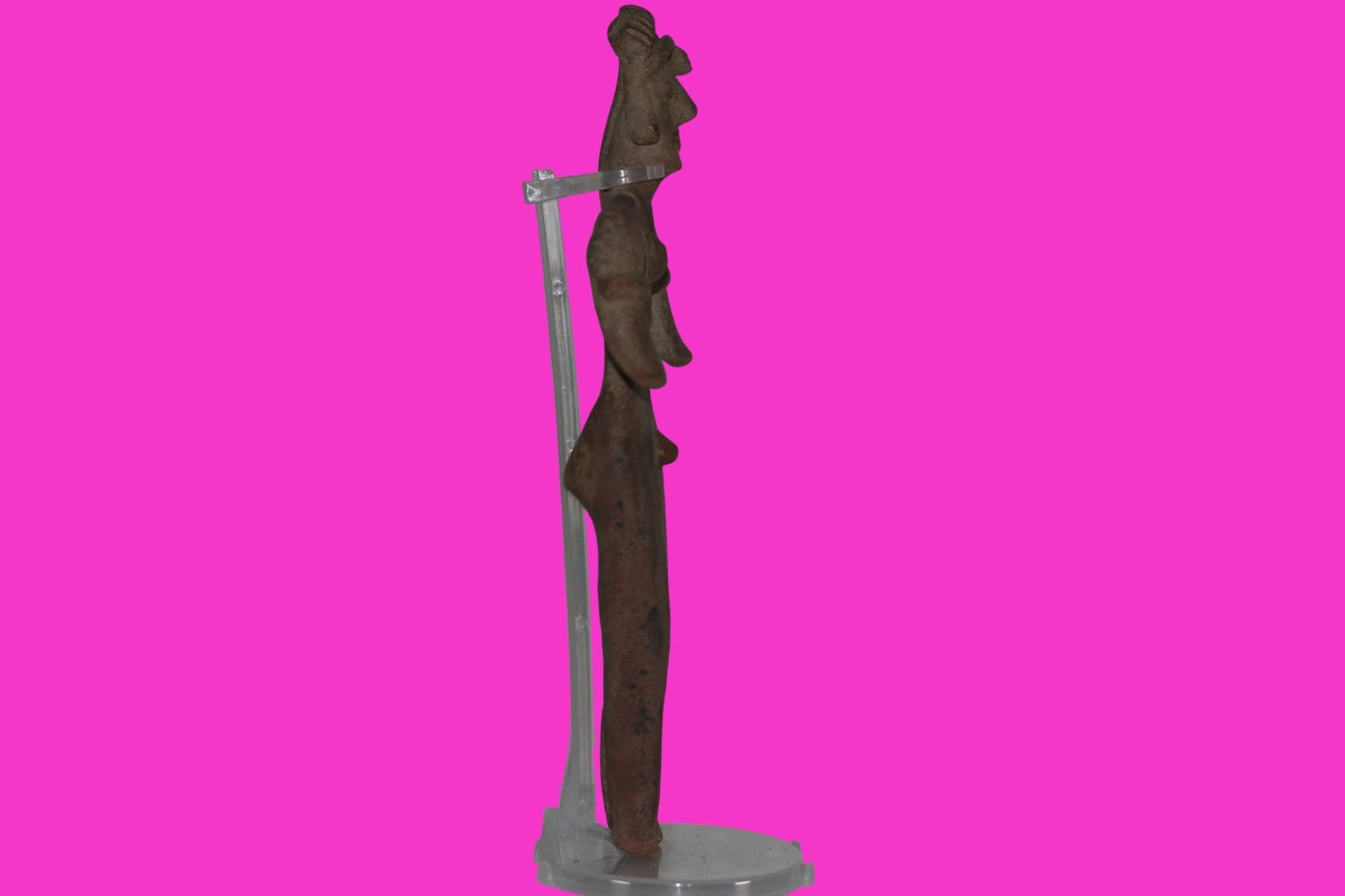 Pre Columbian Artifact Huge 9 Inch Tall Tomb Figure Colima Mexico 100 BC COA 233