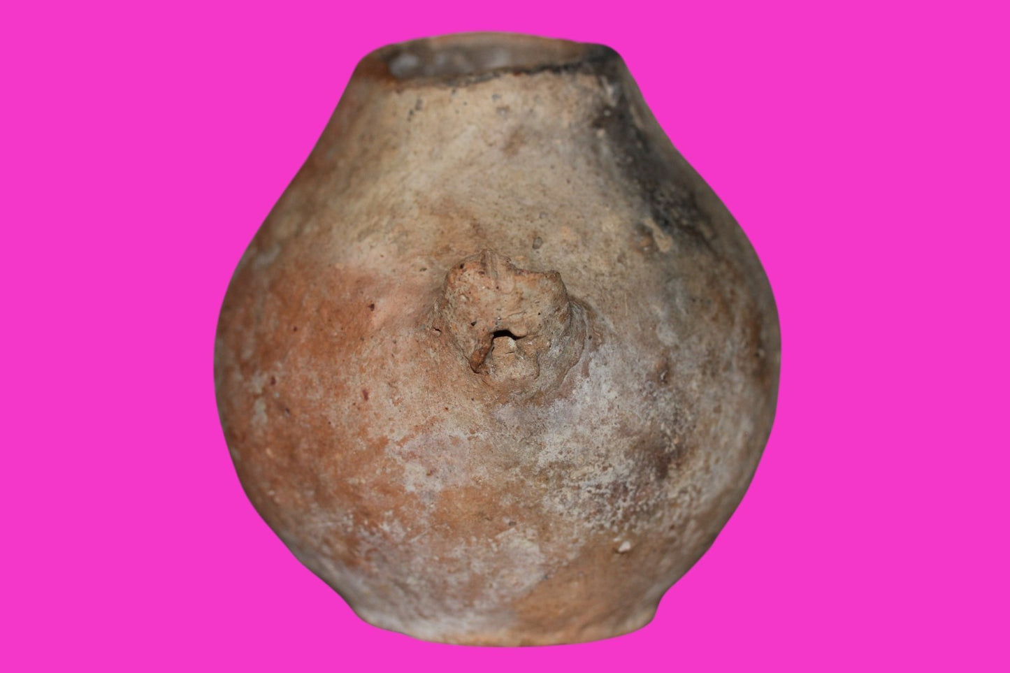 Holy Land Artifact Authentic 5500 Year Old Jar Early Bronze Age 3500 BC COA J144