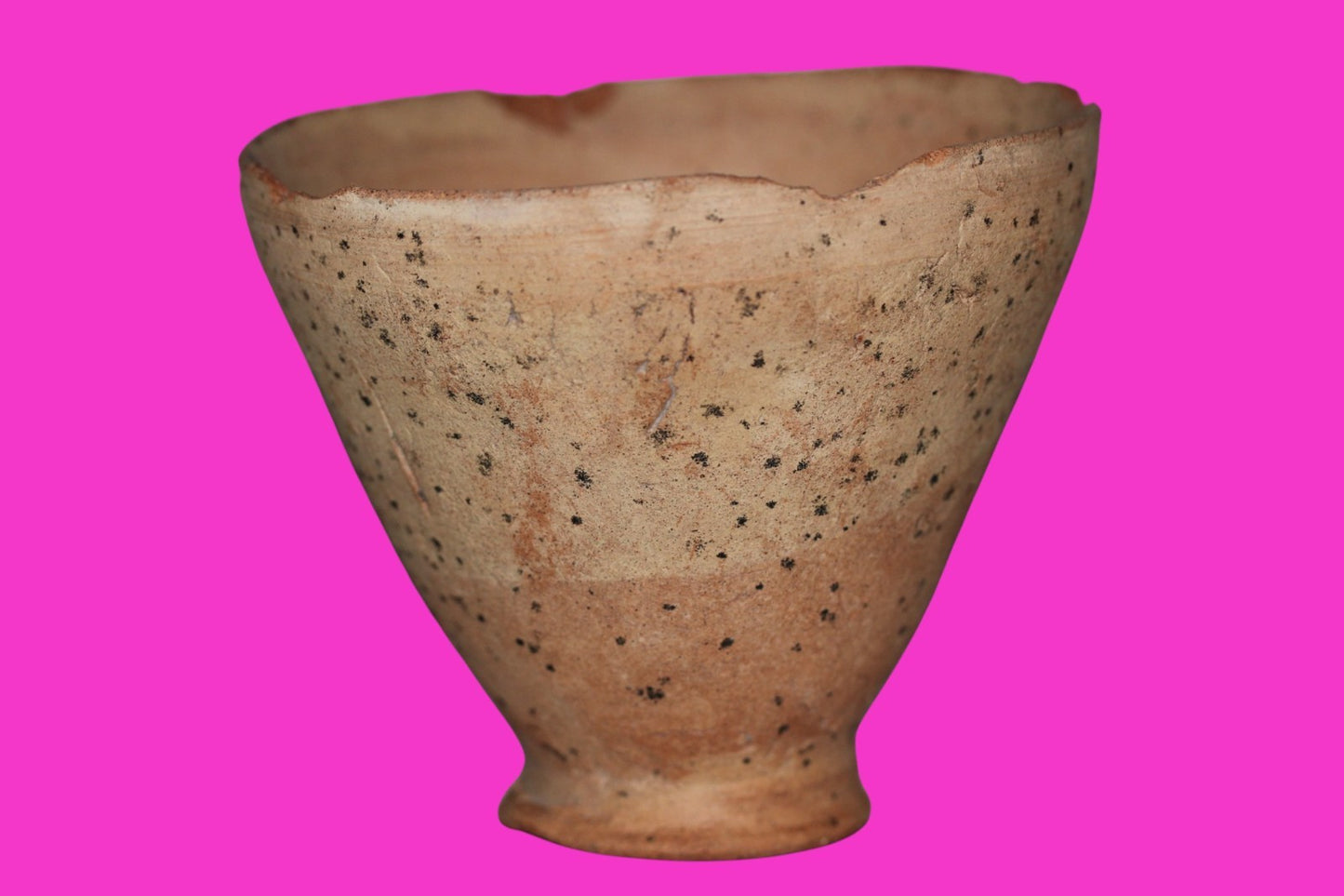 Holy Land Artifact Authentic 4000 Year Old Cup Time of Abraham 2000 BC COA J143