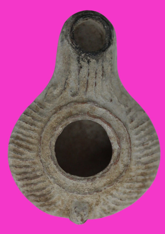 Jesus Christ Homeland Oil Lamp Authentic Holy Land Artifact 100-400 AD COA J109