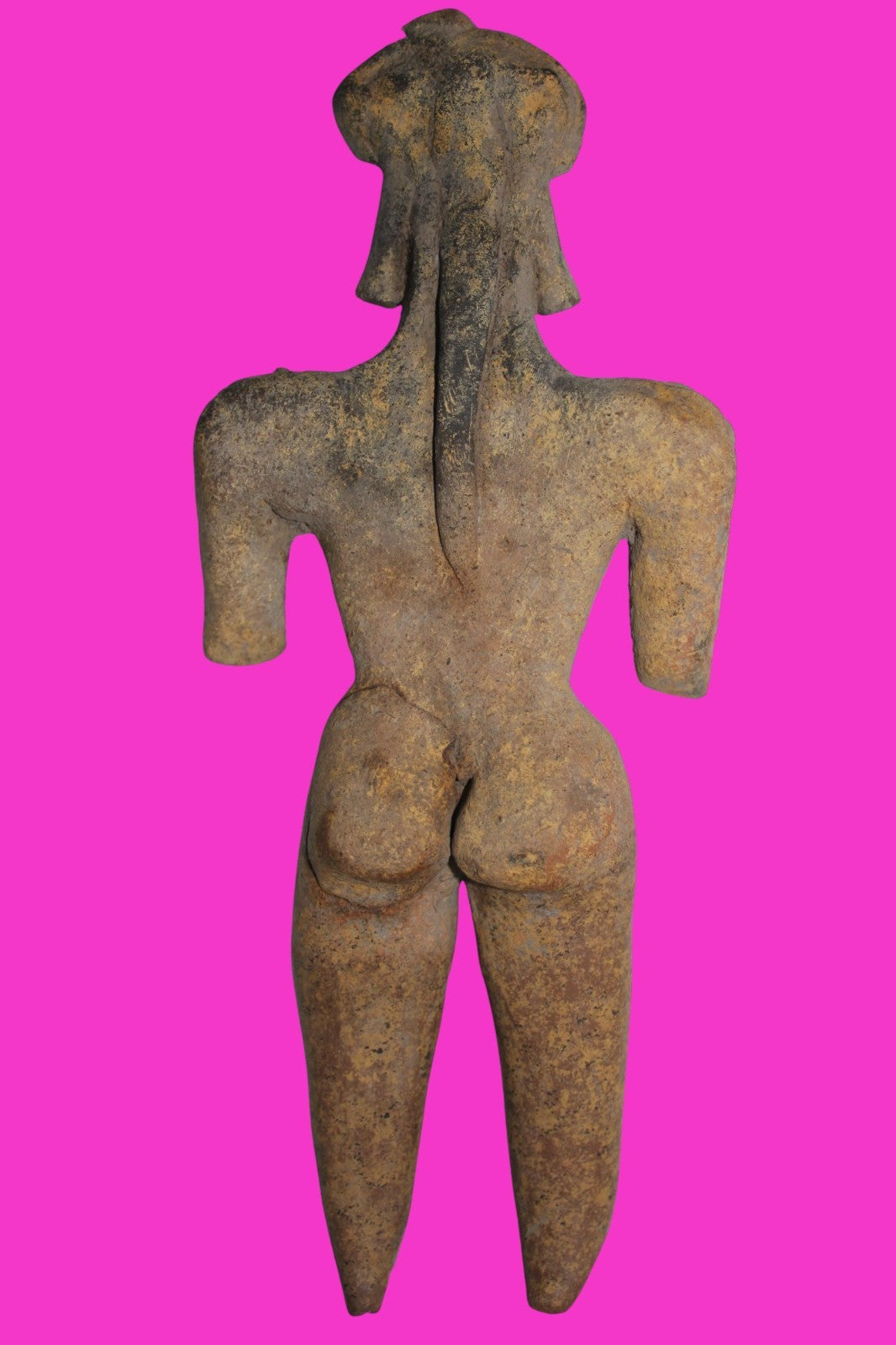 Pre Columbian Artifact 7 Inch Shaman Tomb Figure Colima Mexico 100 BC COA 238