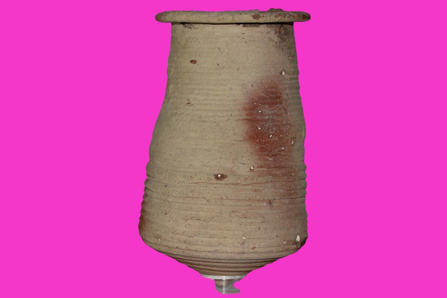 Ancient Holy Land Artifact Large Beaker Found in Israel 400 BC-600 AD COA J128