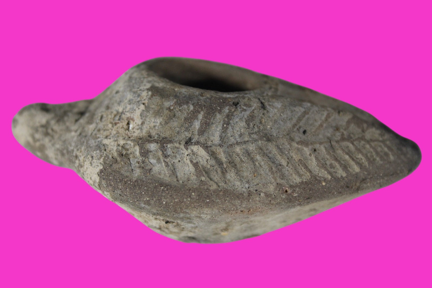 Ancient Holy Land Oil Lamp Artifact Jesus Christ Home Israel 300-600 AD COA 92