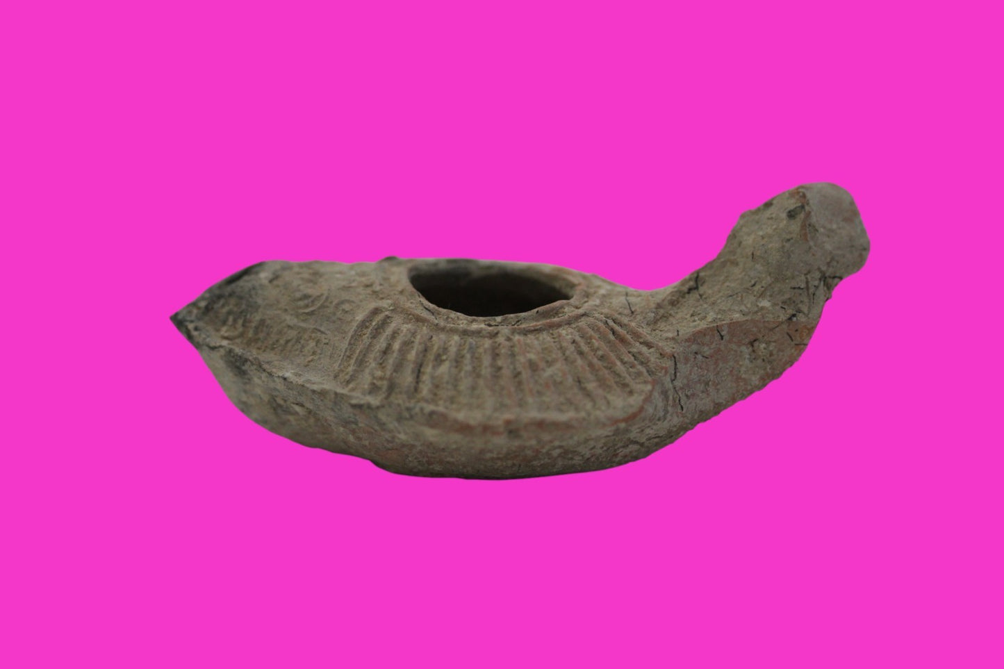 Jesus Christ Homeland Oil Lamp Authentic Holy Land Artifact 100-400 AD COA J108
