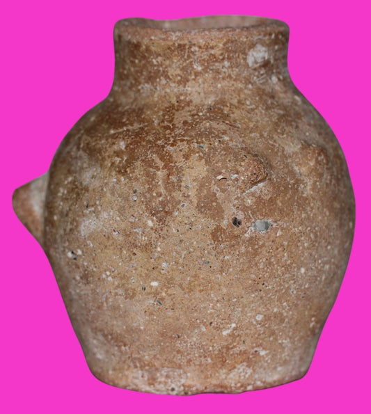 Holy Land Artifact Authentic 5500 Year Old Jar Early Bronze Age 3500 BC COA J142