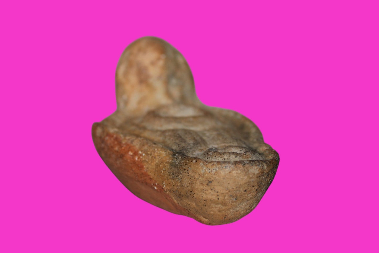 Ancient Holy Land Oil Lamp Artifact Land of Jesus Christ 100-400 AD COA J122