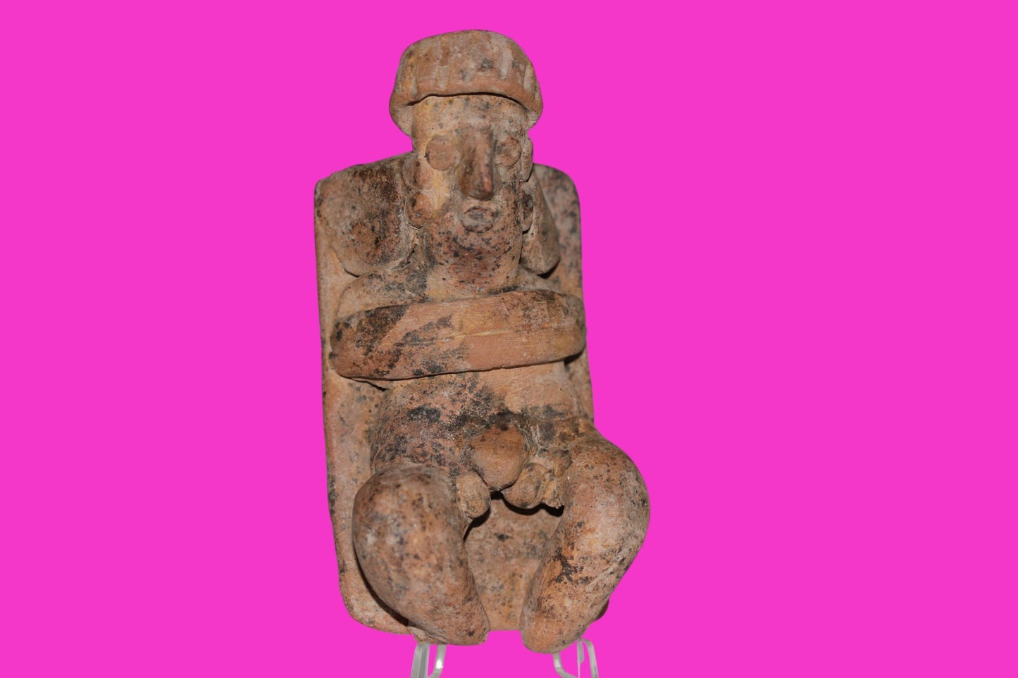 Pre Columbian Artifact Authentic Tomb Burial Figure Colima Mexico 100 BC COA 227