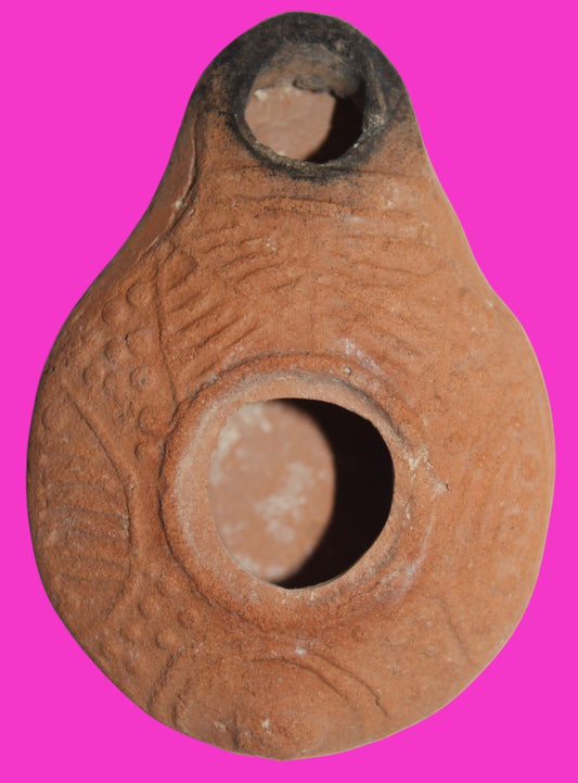 Ancient Holy Land Oil Lamp Artifact From Jesus Christ Home Land 100-500AD COA 51