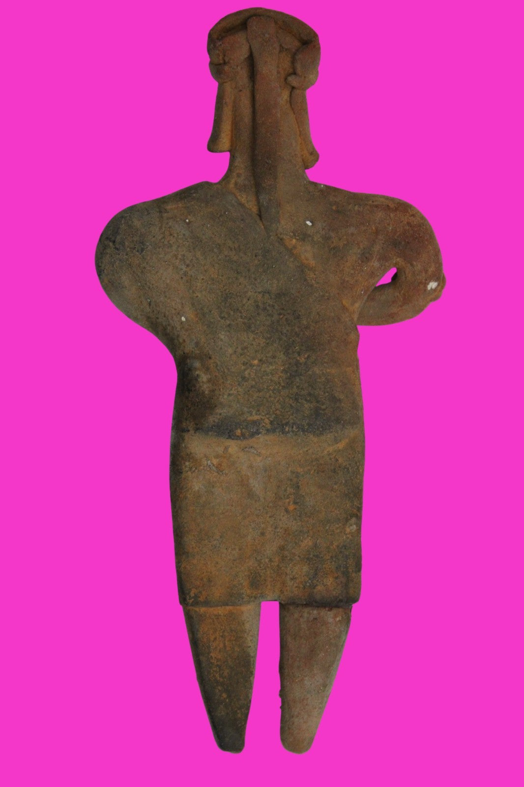 Pre Columbian Artifact Rare Arm in Sling Tomb Figure Colima Mexico 100BC COA 287
