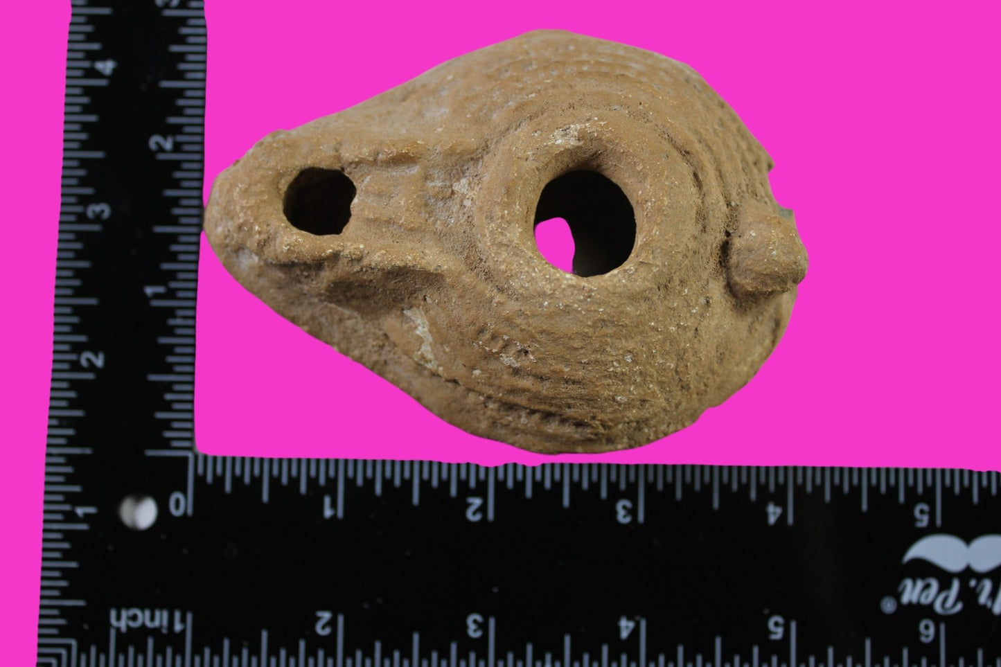 Holy Land Oil Lamp Ancient Artifact Jesus Christ Homeland - 400 AD COA L10