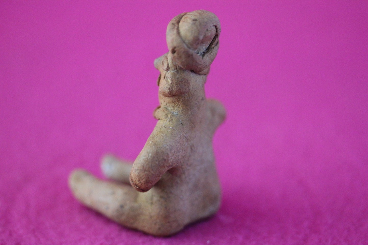 Pre Columbian Artifact Authentic Rare Seated Tomb Figure Colima Mexico COA 189