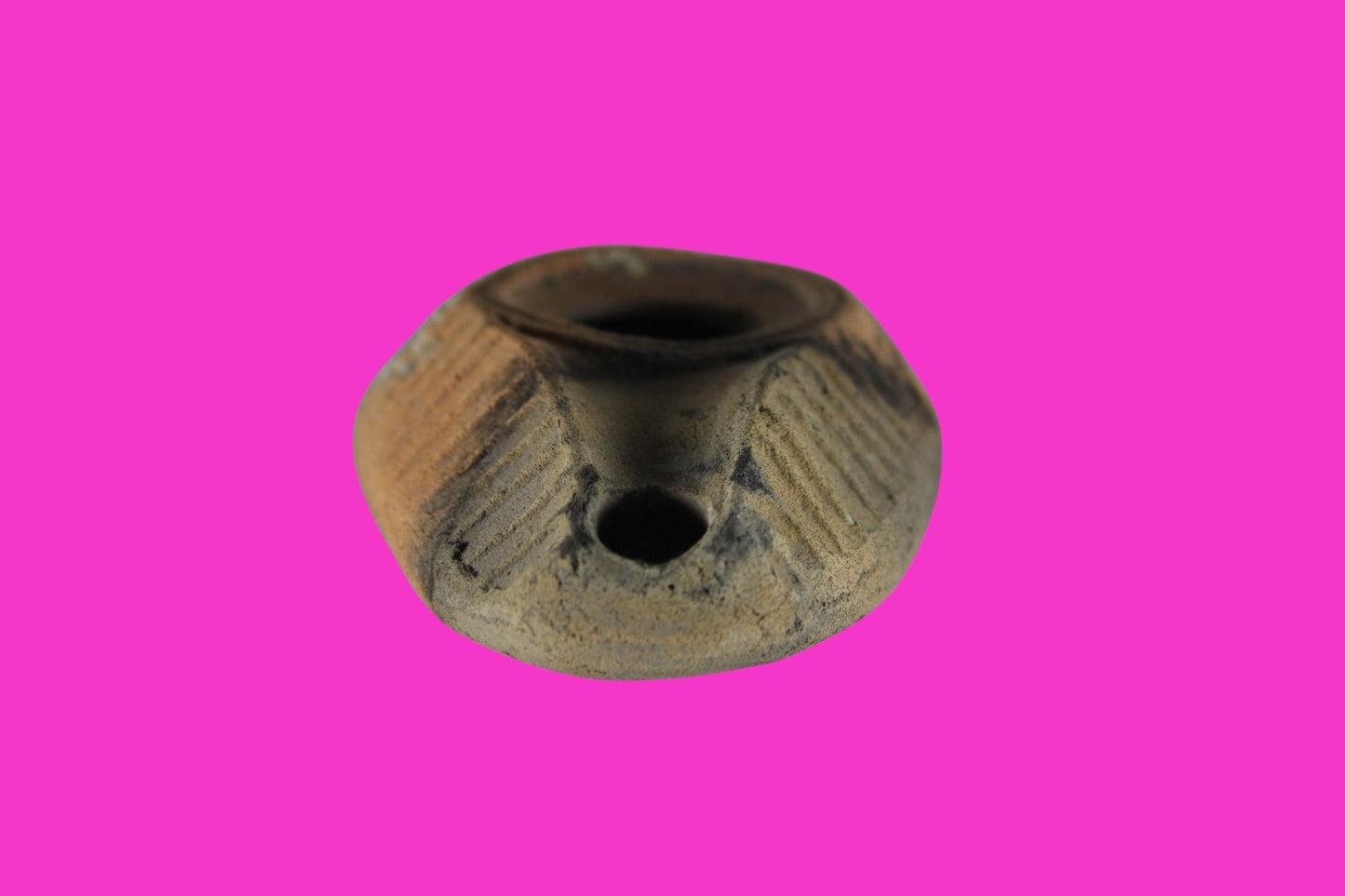 Ancient Holy Land Oil Lamp Artifact Jesus Christ Homeland 100BC-400AD COA 15