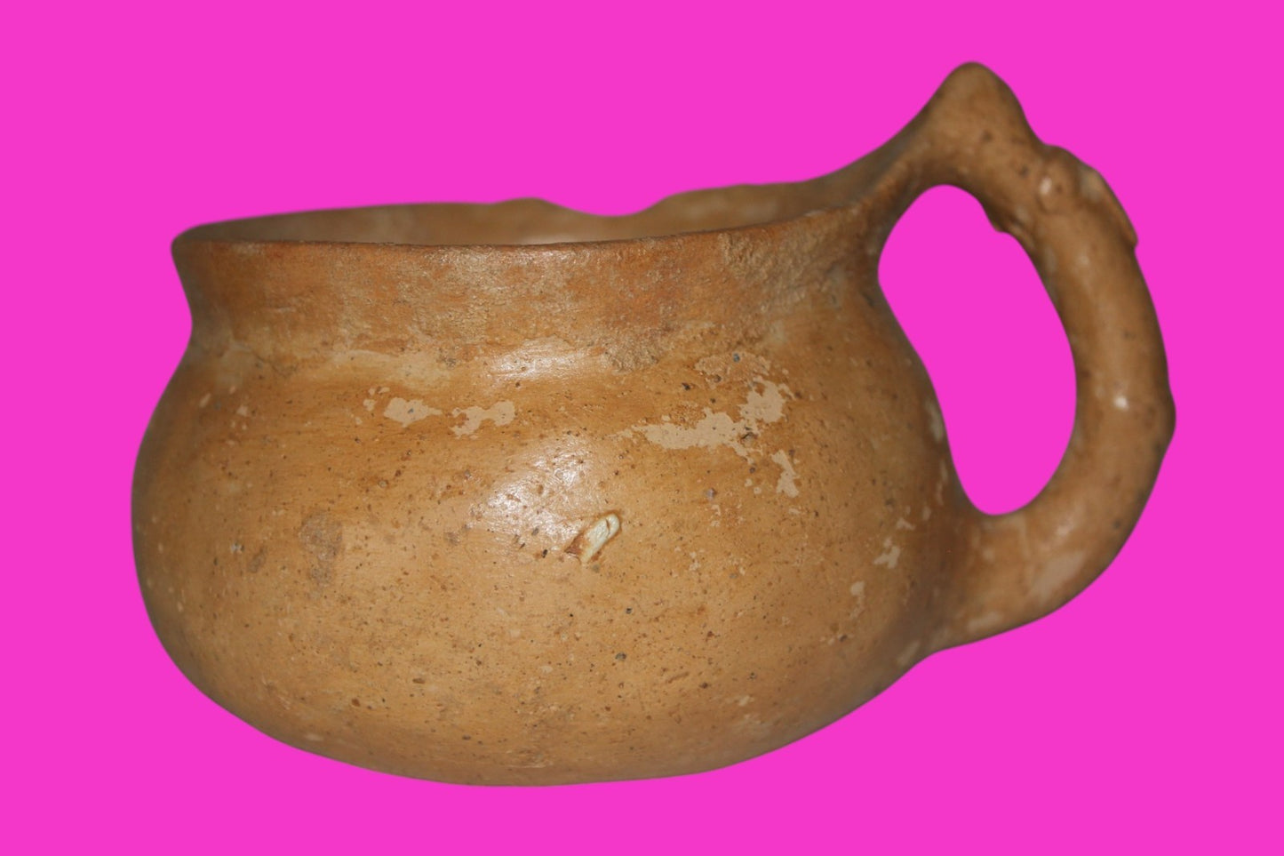 Holy Land Authentic Artifact 4000 Year Old Cup Time of Abraham 2000 BC COA J117