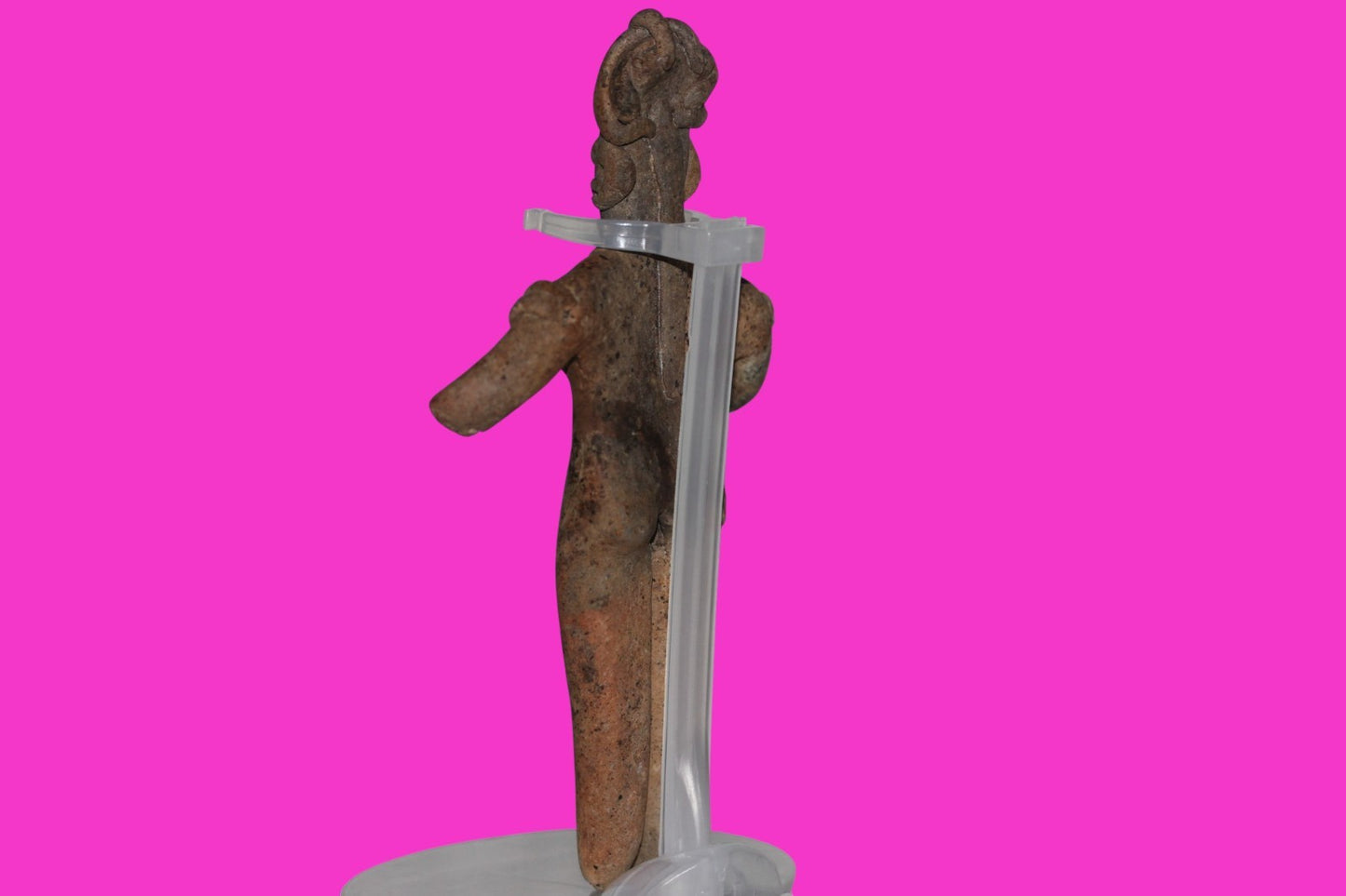 Pre Columbian Artifact 6 Inch Female Tomb Figure Colima Mexico 100 BC COA 242