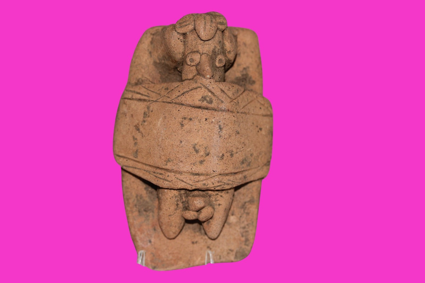 Pre Columbian Artifact Infant Tomb Burial Figure Colima Mexico 100 BC COA 223