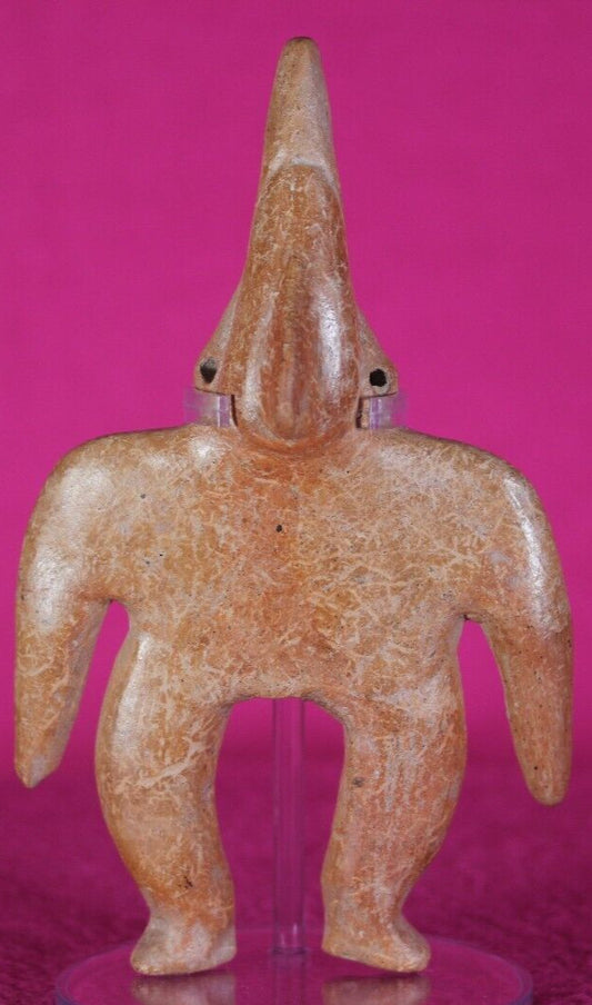 Authentic Pre Columbian Artifact Tomb Figure Colima Mexico 200 BC-500 AD COA B51