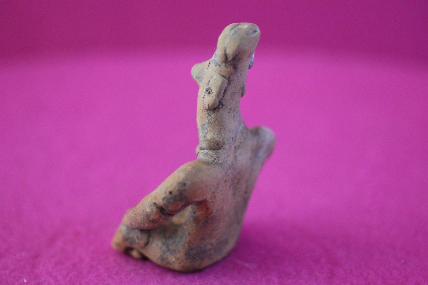 Pre Columbian Authentic Artifact Female Seated Tomb Figure Colima Mexico COA 190