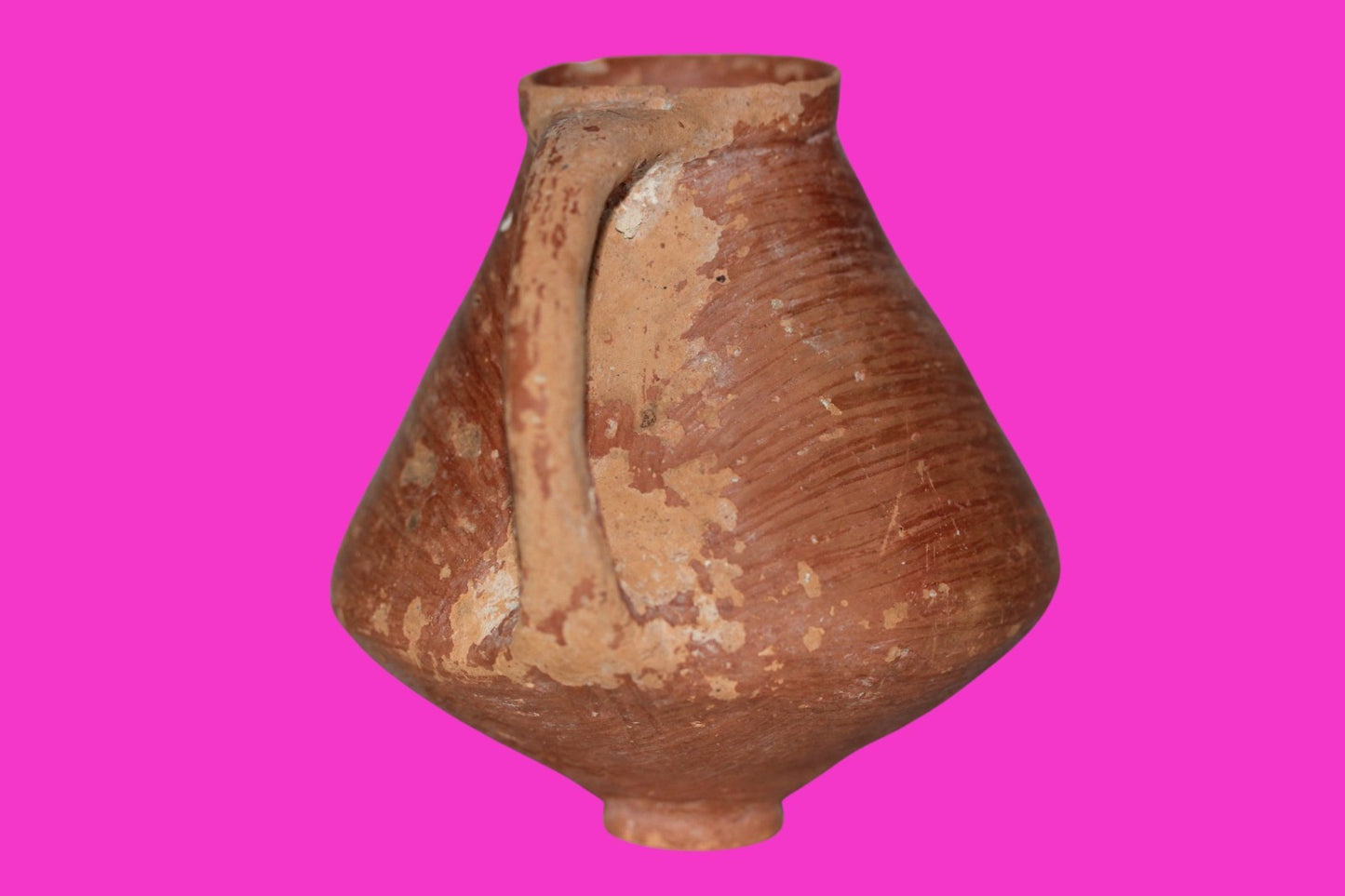 Holy Land Artifact Authentic From Time of Jesus Christ Jug 100BC-200AD COA J134