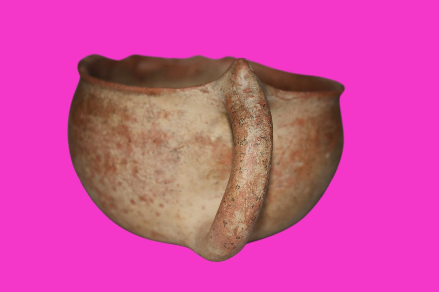 Holy Land Artifact Authentic 4000 Year Old Cup Time of Abraham 2000 BC COA J118