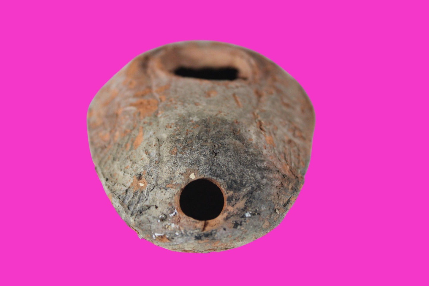 Ancient Holy Land Oil Lamp Artifact Jesus Christ Home 300-600 AD Israel COA 101