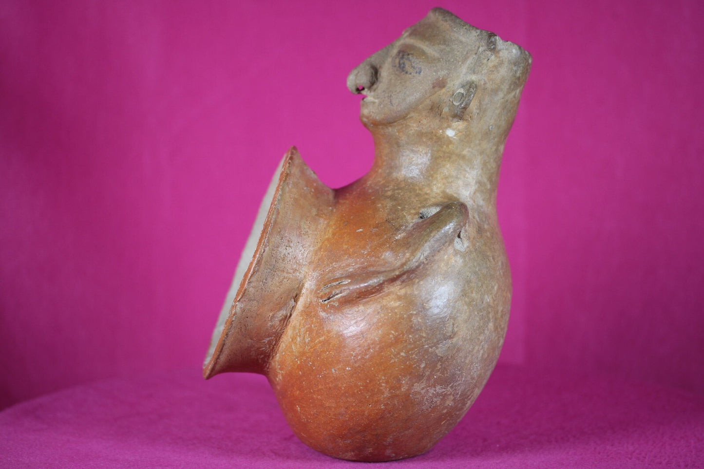 Rare Mayan Belly Bowl Authentic Pre Columbian Artifact Arte Primitivo COA T115